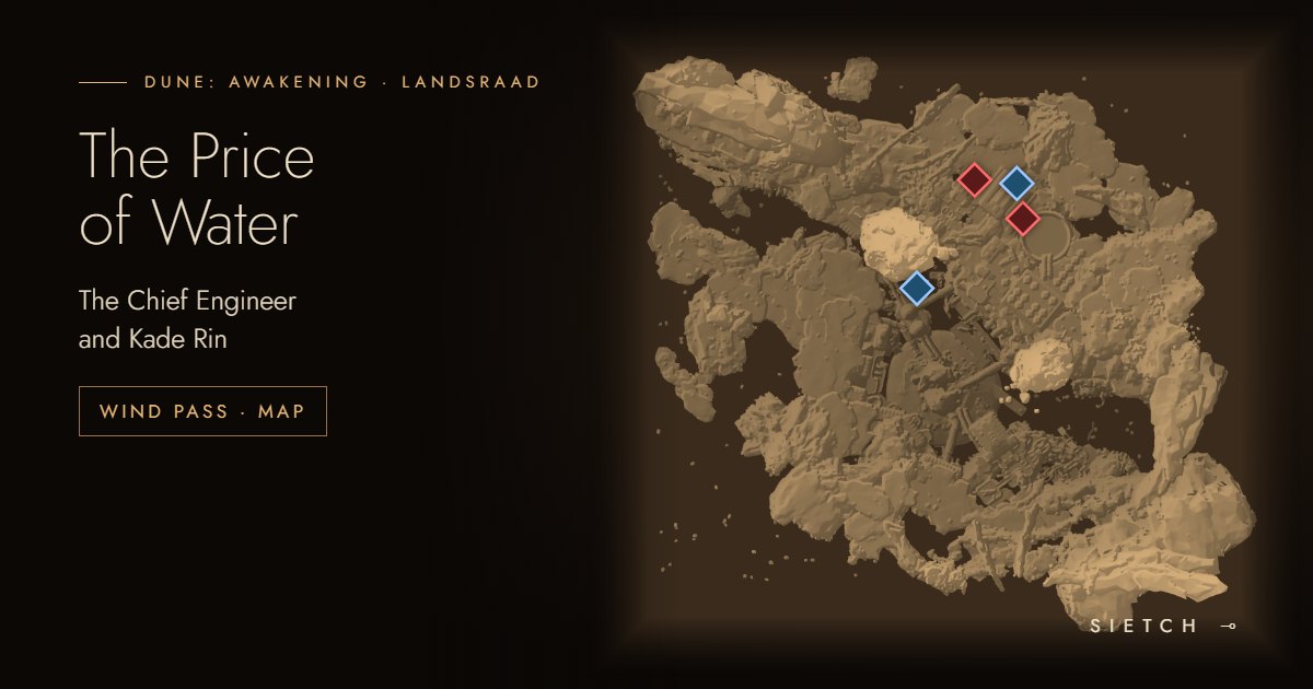 The Price of Water: the Chief Engineer, Kade Rin and the capture console at Wind Pass