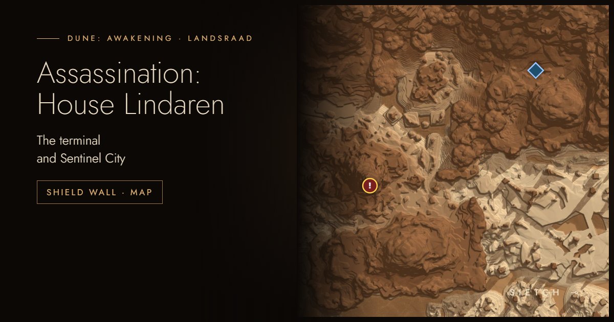Assassination: House Lindaren: the Sandfly terminal and Sentinel City
